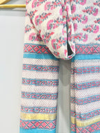 Block Printed Chanderi Dupatta