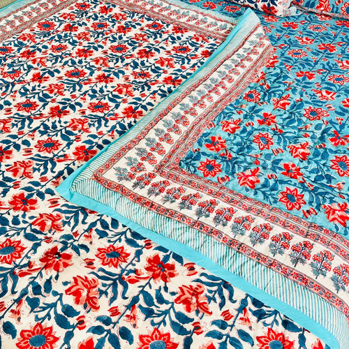 Floral Dreams Jaipuri Razai