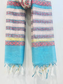 Block Printed Chanderi Dupatta