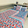 Floral Dreams Bed Sheet with Pillow Covers