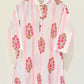 Peachy Pink Kurta Pant Co-Ord Set
