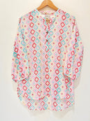 Block Printed Cotton Short Kurti