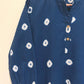 Natural Indigo Shibori Dyed Cotton Short Kurti