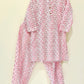 Pink Ikat Kurta Pant Co-Ord Set