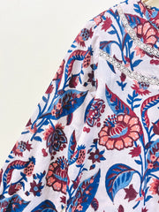 Coral Garden Block Printed Short Top