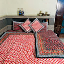 Red and Green Jaipuri Razai