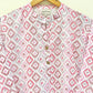 Pink Ikat Kurta Pant Co-Ord Set