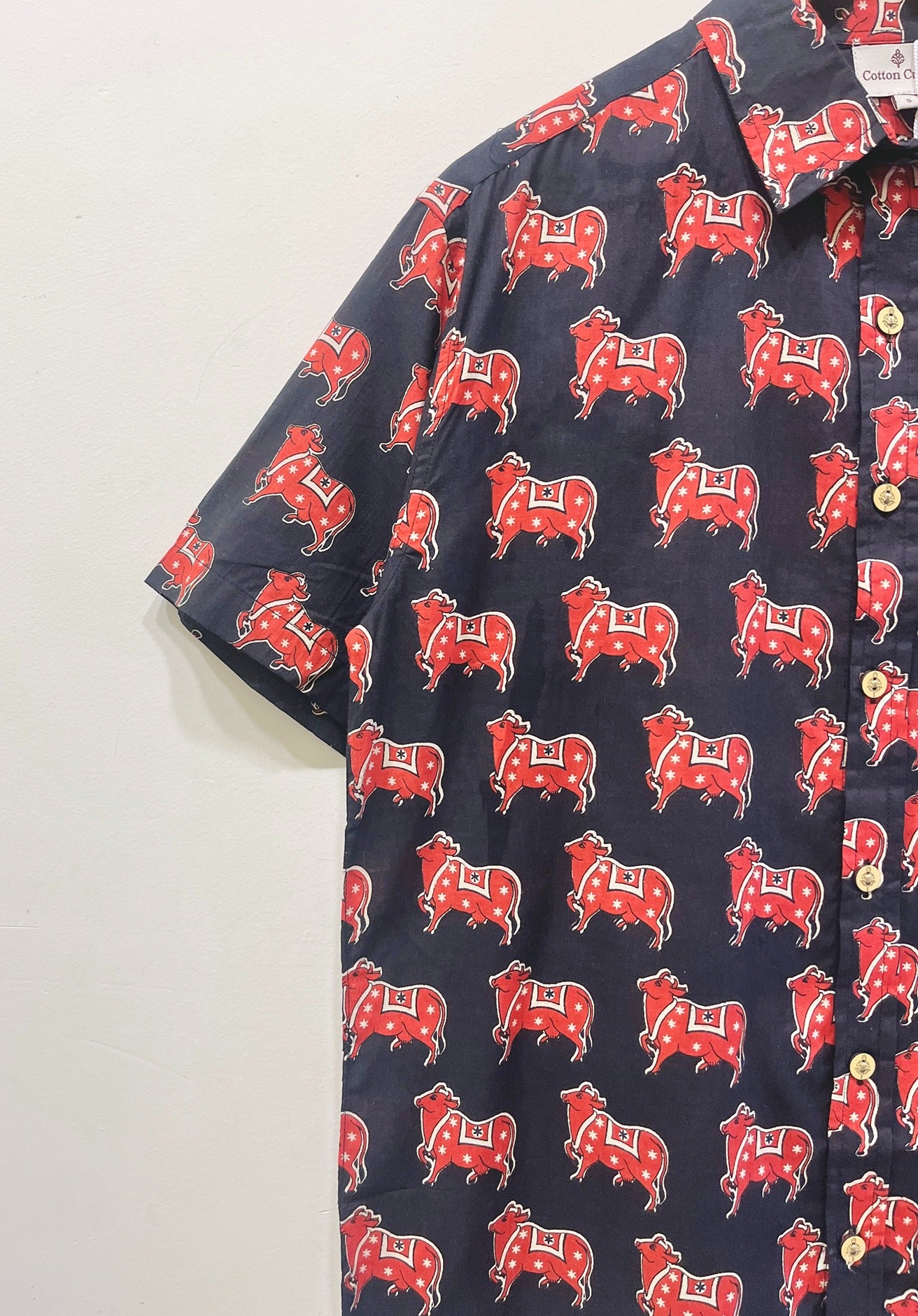 Cotton Printed Half Sleeve Shirt