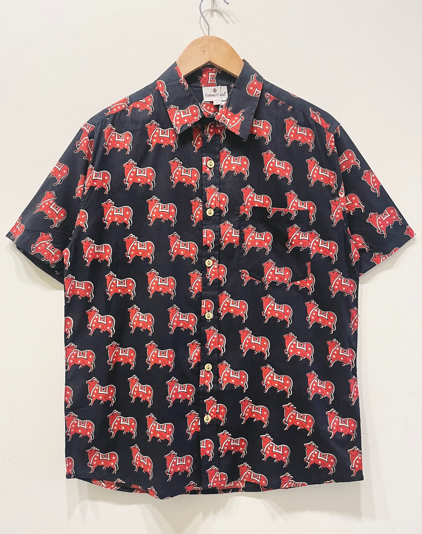 Cotton Printed Half Sleeve Shirt