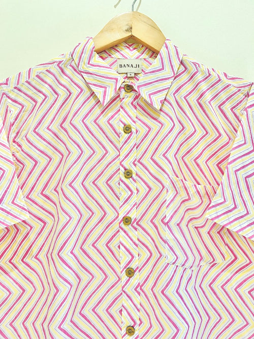 Cotton Printed Half Sleeve Shirt