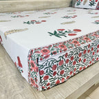 Wild Poppy Bed Sheet with Pillow Covers