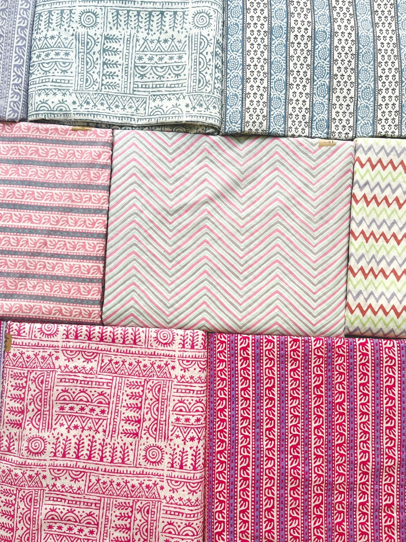 Cotton Block Printed Fabric