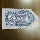 Grey Flower Napkins & Placemats