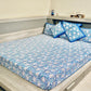 Coastal Blue Bed Sheet with Pillow Covers