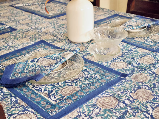 Coastal Blue Table Cover