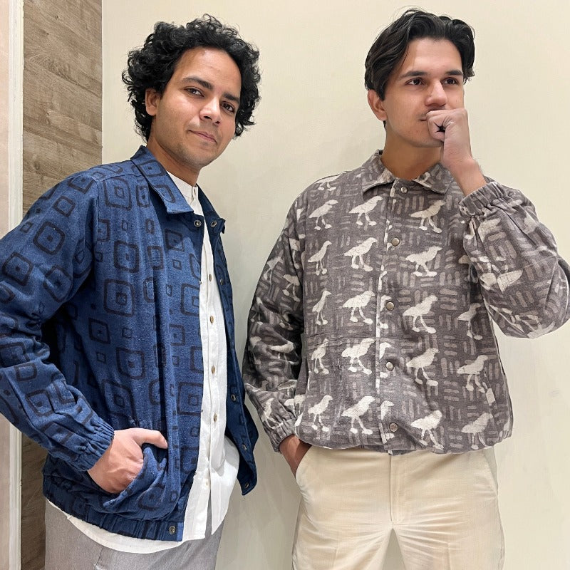 Kala Cotton Natural Indigo Jacket