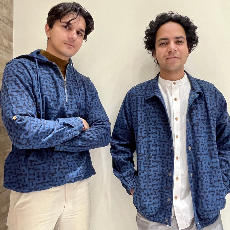 Kala Cotton Natural Indigo Jacket