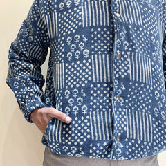 Kala Cotton Natural Indigo Jacket