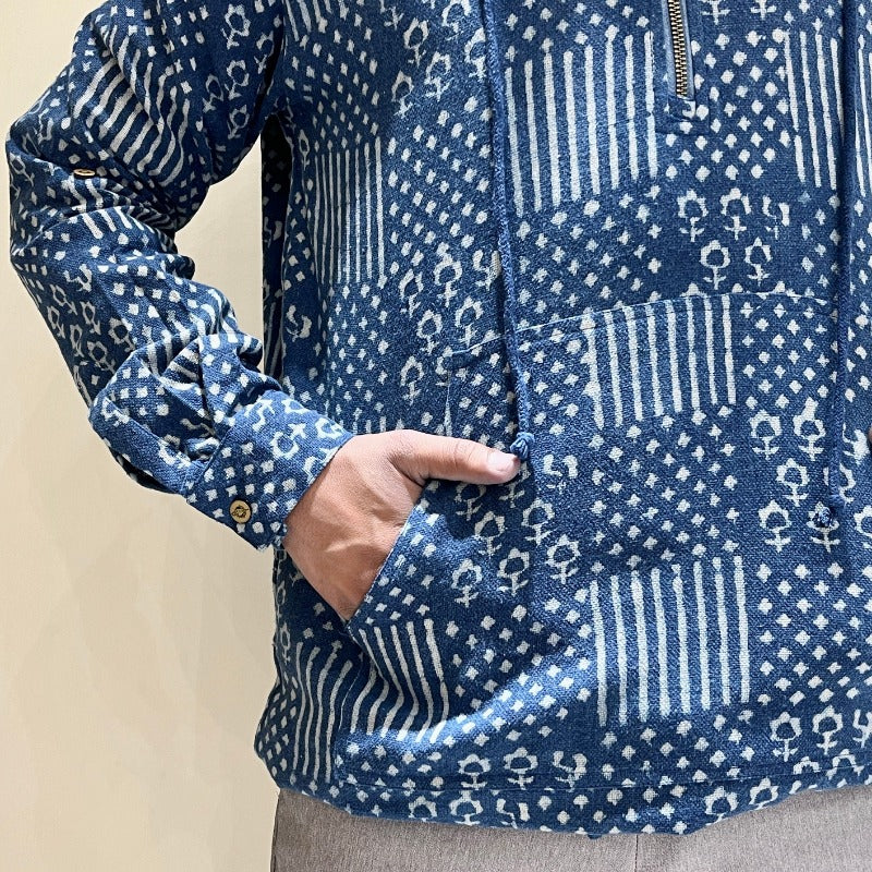 Kala Cotton Natural Indigo Hoodie