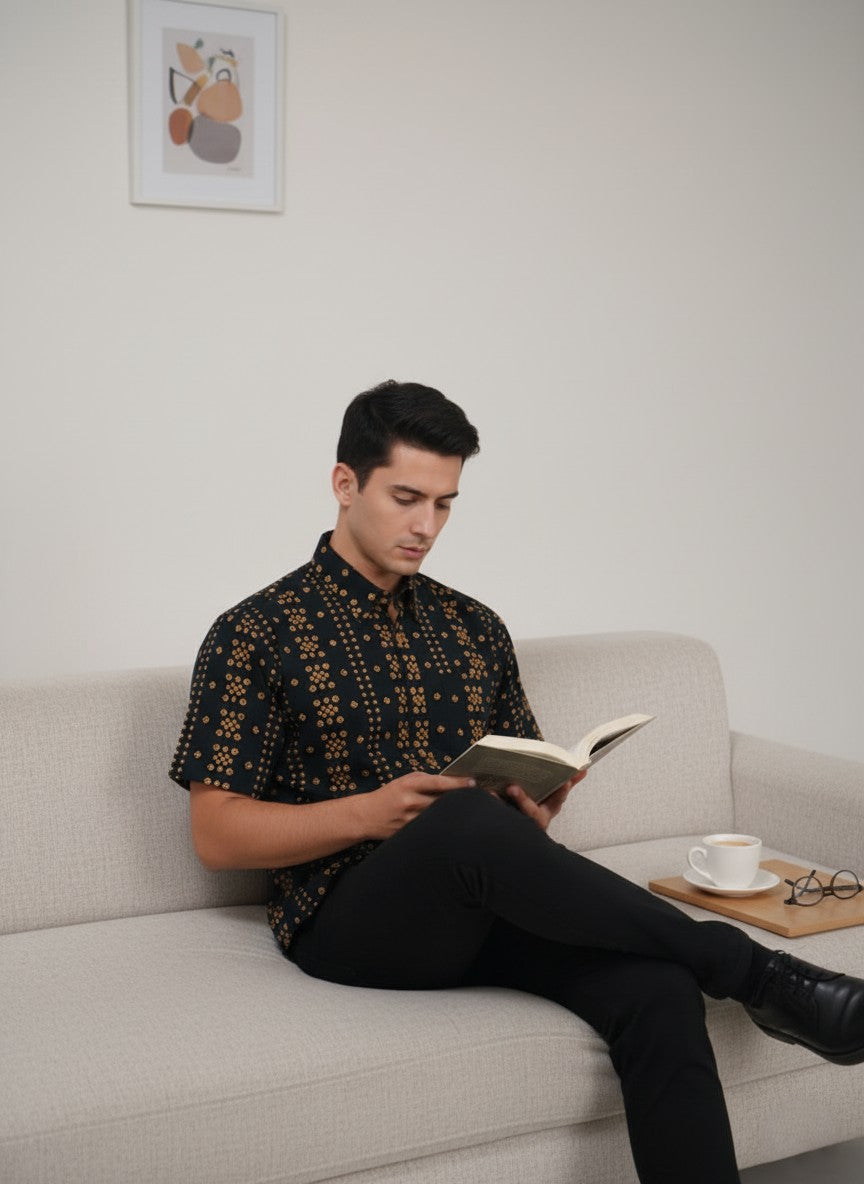 Cotton Printed Half Sleeve Shirt