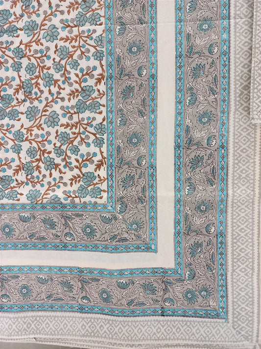 Floral Jaal Bedsheet Set