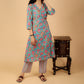 Cotton Printed Wrap Kurta