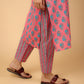 Cotton Printed Kurta Pant Set With Dupatta