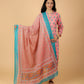 Cotton Printed Kurta Pant Set With Dupatta