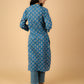 Cotton Printed Kurta Pant Set With Dupatta