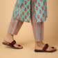 Cotton Printed Kurta Pant Set With Dupatta