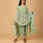 Cotton Printed Kurta Pant Set With Dupatta