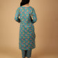 Cotton Printed Kurta Pant Set With Dupatta