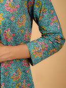 Cotton Printed Kurta With Dupatta (No pants)