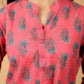 Cotton Printed Kurta Pant Set With Dupatta