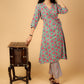 Cotton Printed Wrap Kurta