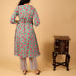 Cotton Printed Wrap Kurta