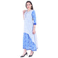 Blue & White Dress