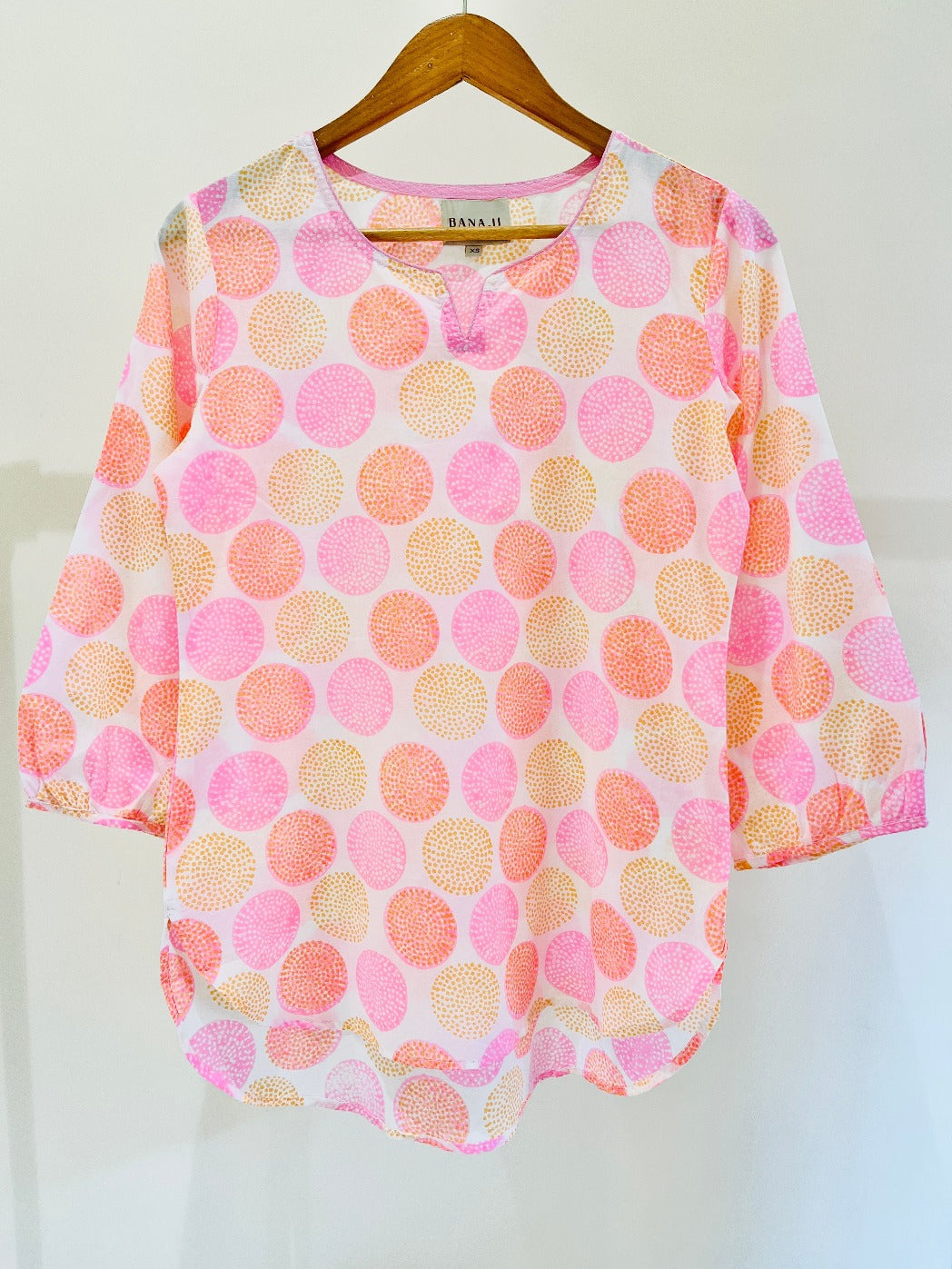 Block Printed Short Kurti