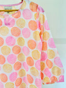 Block Printed Cotton Short Kurti