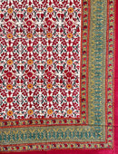 Red Bedsheet with Pillow Covers