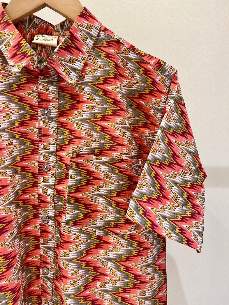 COTTON PRINTED HALF SLEEVE SHIRT