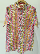Cotton Printed Half Sleeve Shirt
