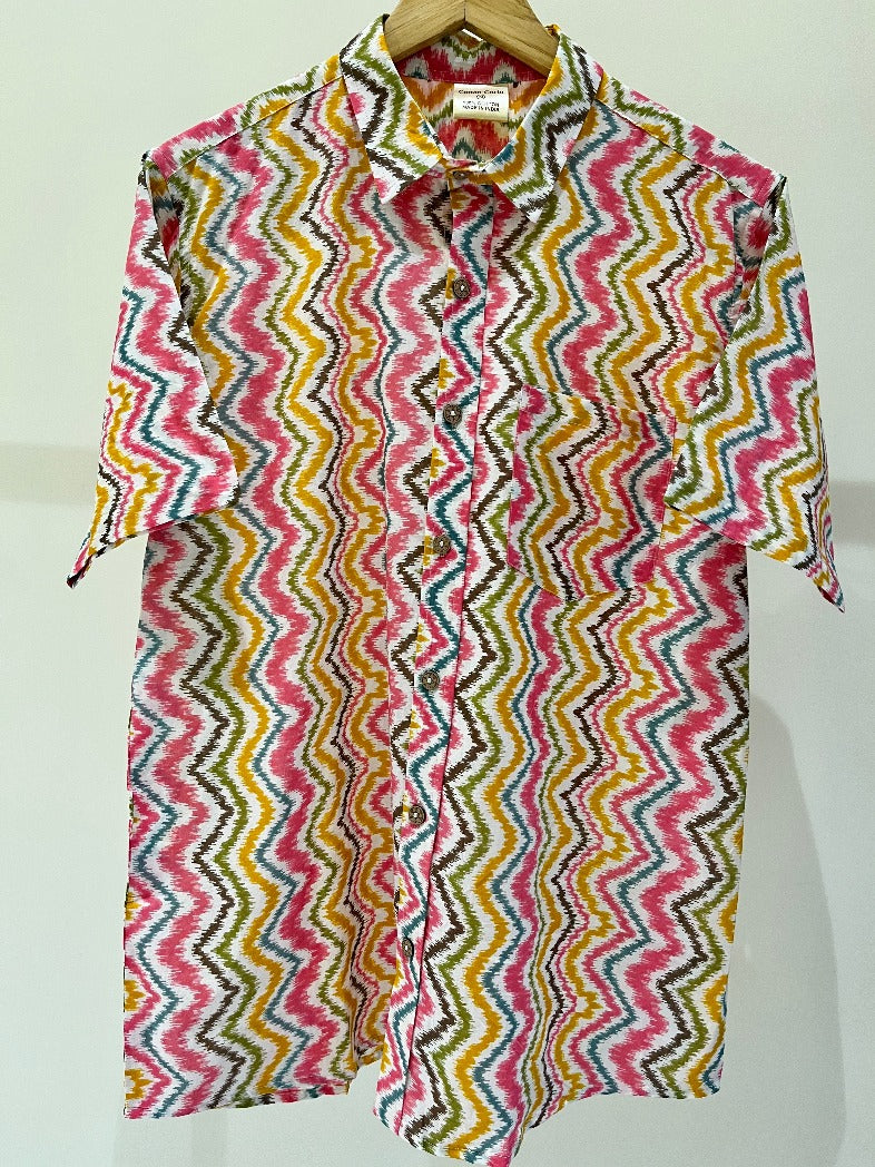 COTTON PRINTED HALF SLEEVE SHIRT