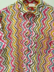 COTTON PRINTED HALF SLEEVE SHIRT