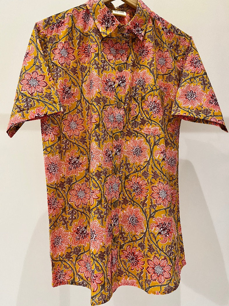 Cotton Printed Half Sleeve Shirt