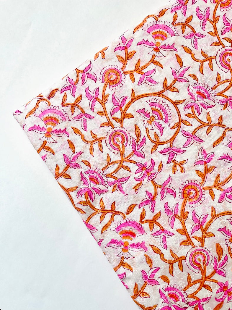 Cotton Block Printed Fabric