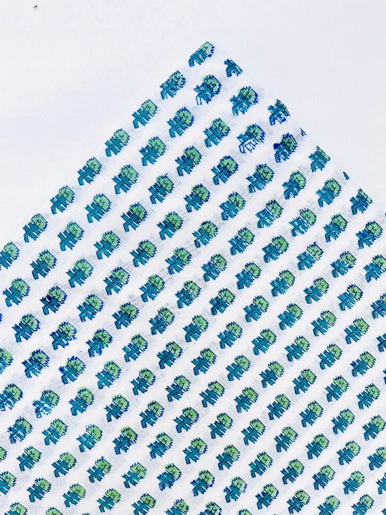 Cotton Block Printed Fabric