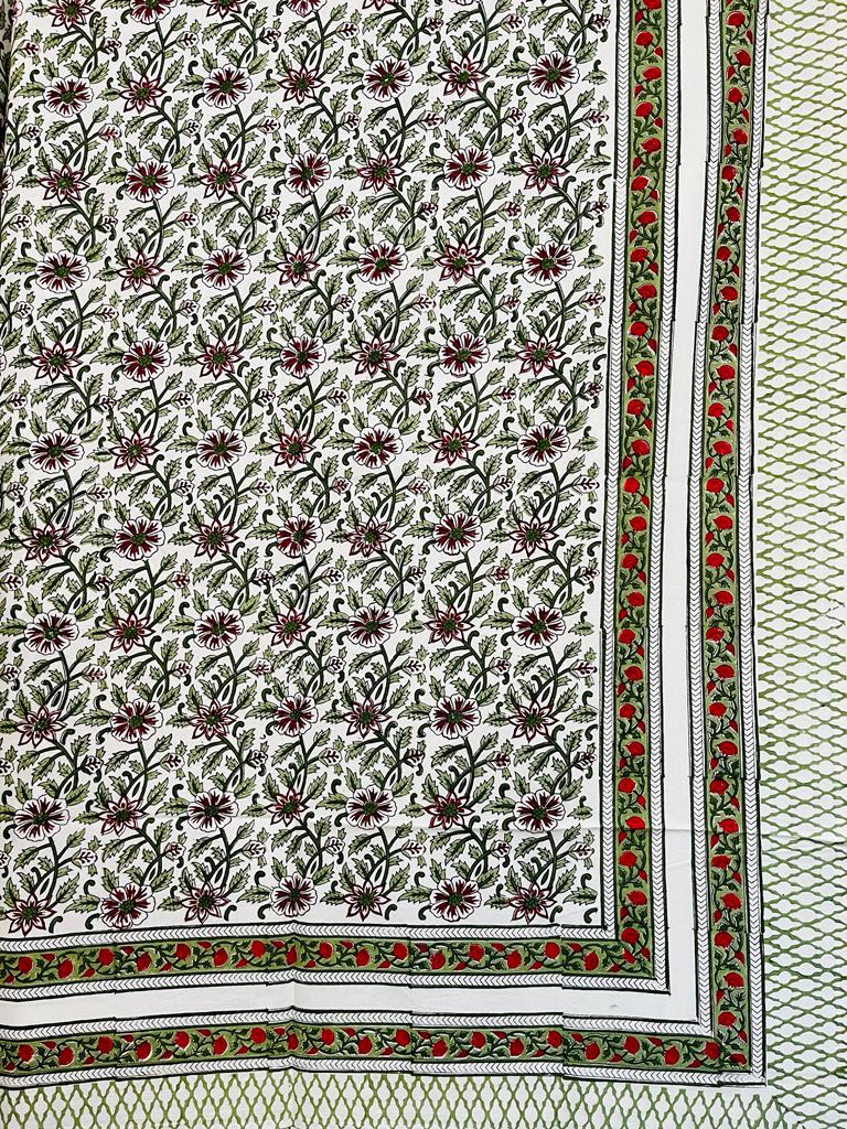 Rose Meher Bedsheet with Pillow Covers