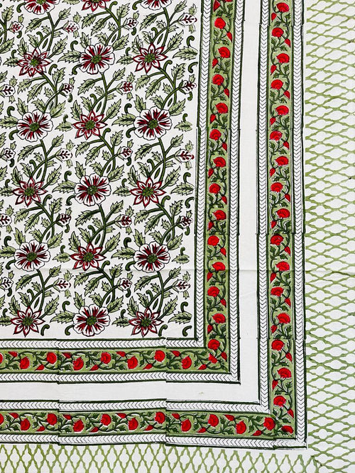 Rose Meher Bedsheet with Pillow Covers