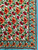 Big Floral Bedsheet with Pillow Covers